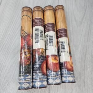 Raymond Waites Village Wall Border (4) Rolls Prepasted Vinyl Apples & Baskets